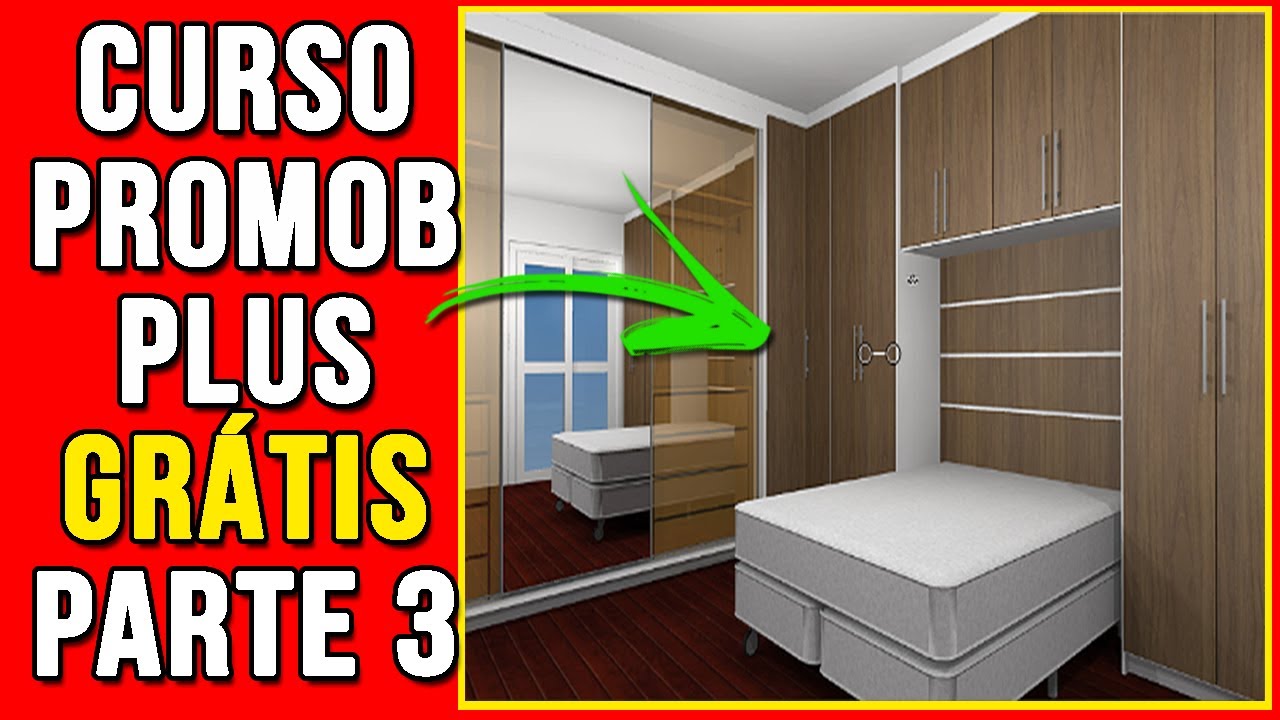 Curso Promob Grátis - Dormitório Casal Parte 3