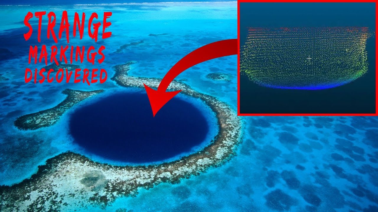 Strange Unexplained Tracks Discovered At The Bottom Of Belize’s Great Blue Hole