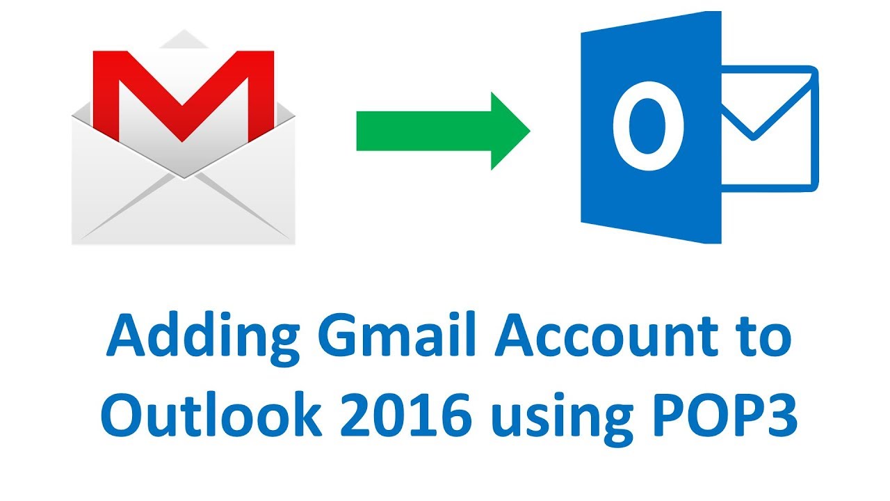 How to Configure Gmail in Outlook 2016 POP3