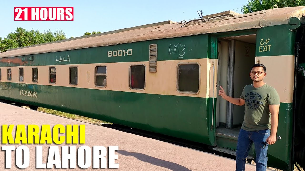 My 21 Hours Karachi To Lahore Journey By Train | Pak Business Express Train Karachi To Lahore