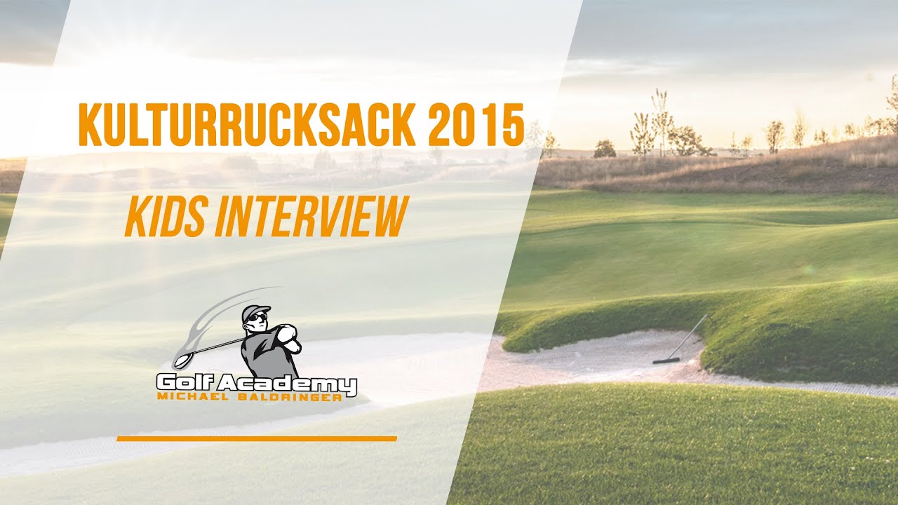 Kulturrucksack NRW 2015 im Duvenhof in Willich mit PGA Professional Michael Baldringer