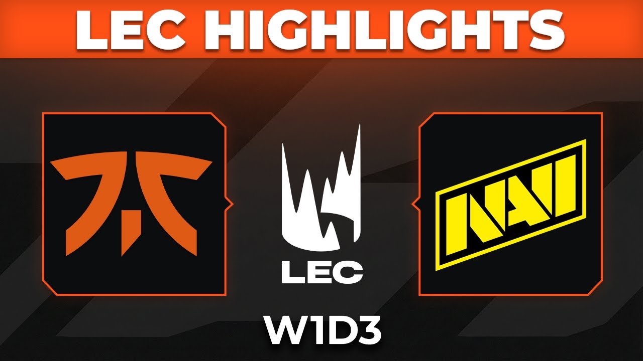 FNC vs NAVI Highlights | LEC 2026 Versus | Fnatic vs Natus Vincere by Onivia