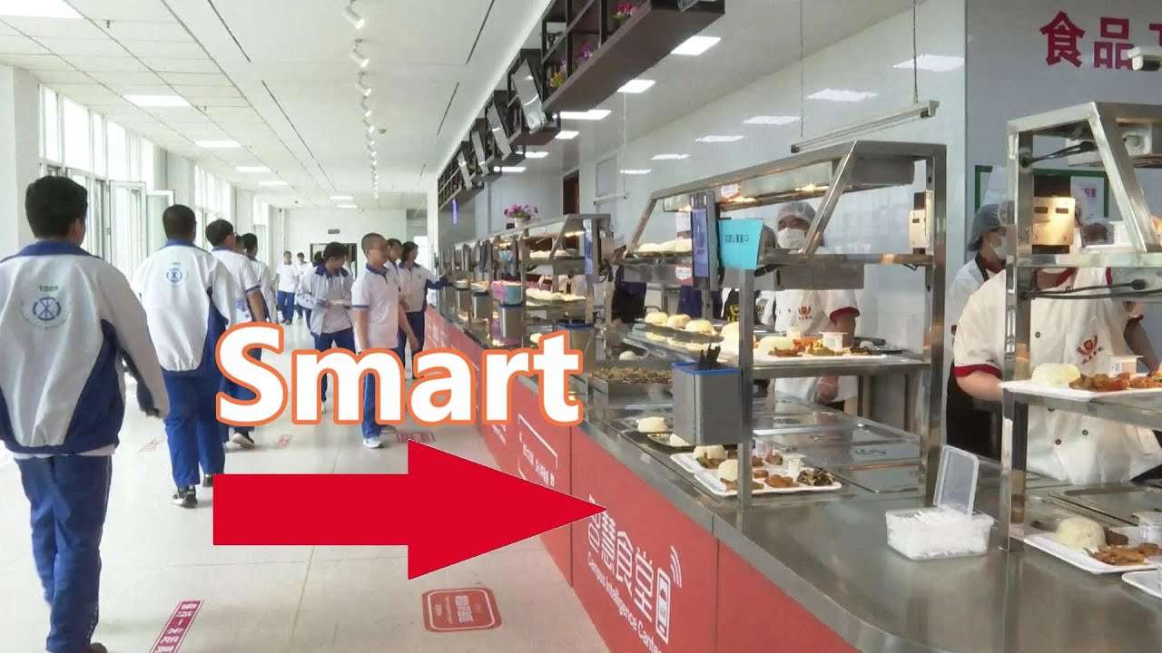 Smart canteens emerge in Chinese schools to reduce food waste and speed up service | 中國學校出現了智能食堂