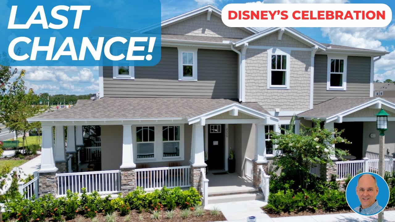 Last Chance! End Unit Townhome in Disney’s Celebration - Water Views