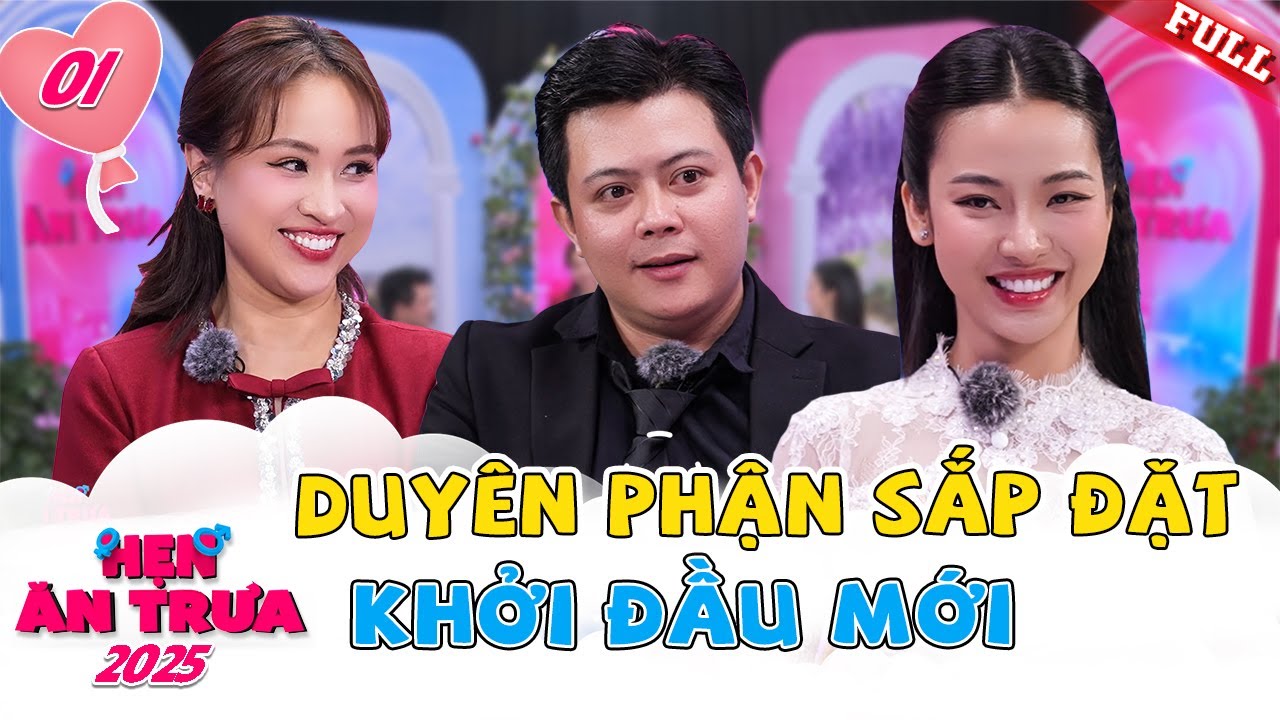 Hẹn Ăn Trưa 2025 tập 1A | Cặp đôi chưa gặp nhau đã cùng chung trang phục cô dâu - chú rể đẹp như mơ
