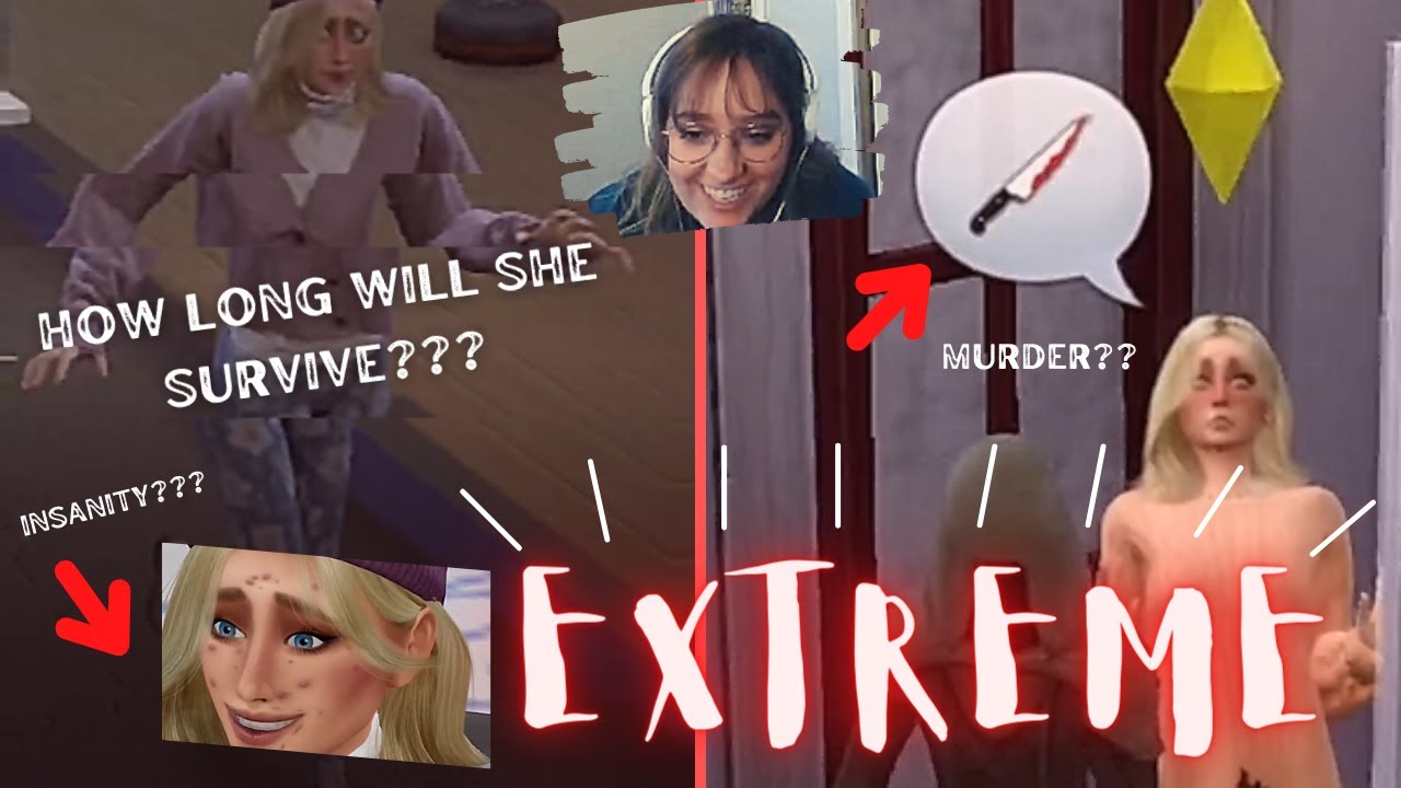 The Sims 4- EXTREME RAGS TO RICHES (How Long Can I Survive??)- Episode 1