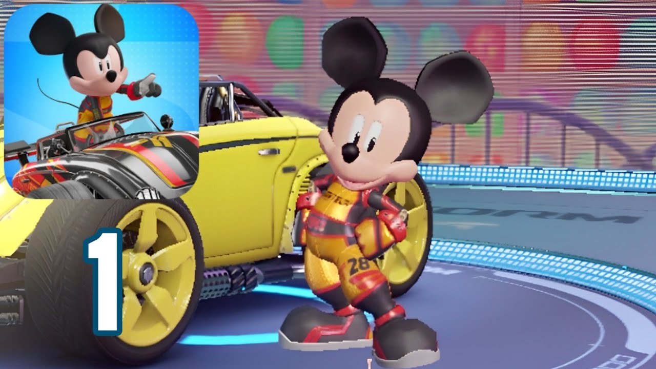 Disney Speedstorm - Part 1 - Gameplay Walkthrough - Mickey Mouse (Android, iOS)