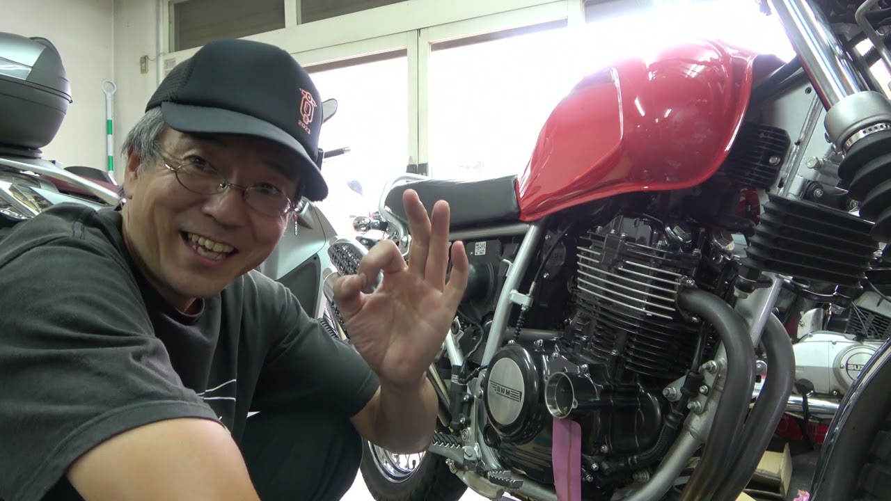 SWM シルバーベース400　オイル交換　フィルター部　9/22