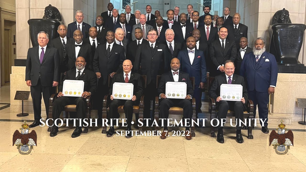 Replay: Scottish Rite Statement of Unity Signing