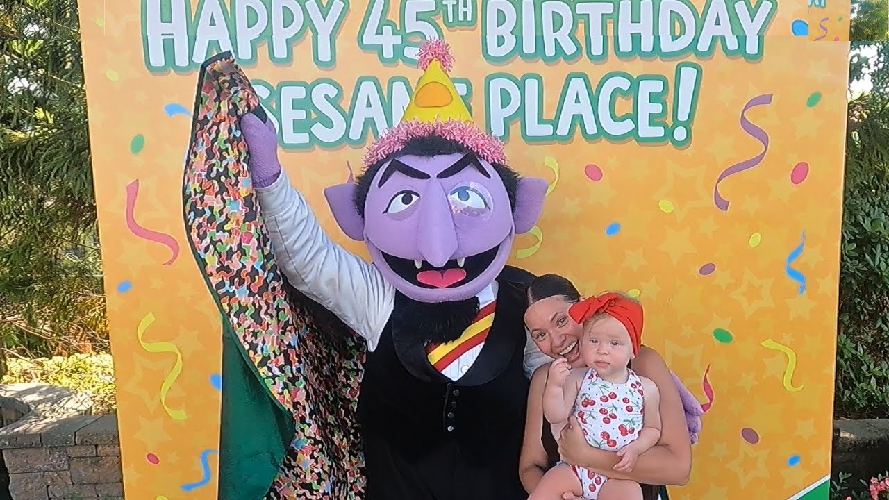Sesame Place 45th Birthday * Valentina's 1st Visit #sesameplace