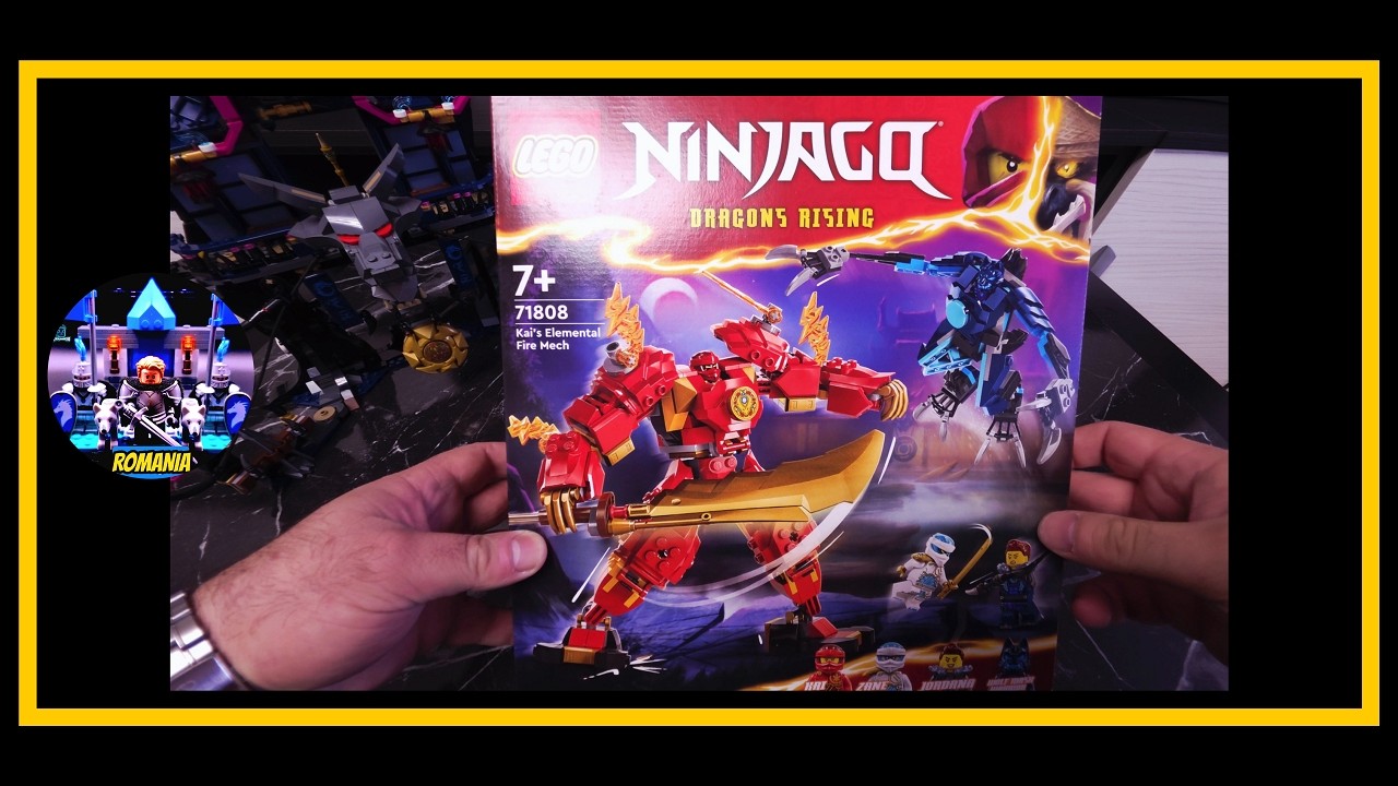 UNBOXING SET LEGO NINJAGO - KAI'S ELEMENTAL FIRE MECH / 4K / 2026 /