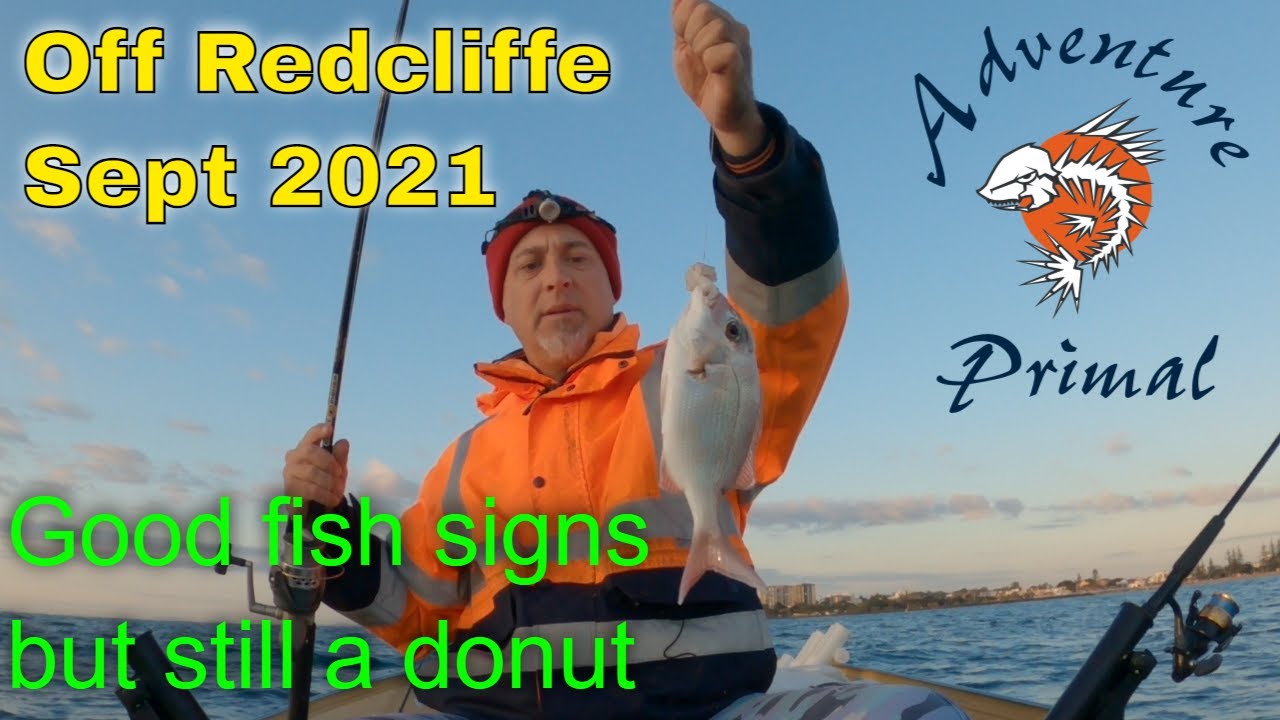 Off Redcliffe Sept 2021 - good fish signs but still a donut