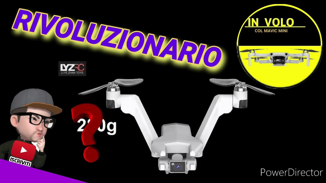 DRONE RIVOLUZIONARIO , LYZRC L100😱👋😎👍❤🇮🇹
