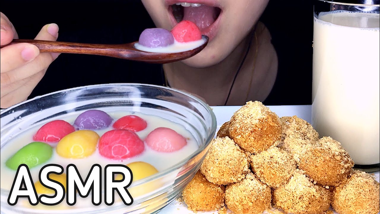 ASMR TANG-YUAN *SOFT EATING SOUND* 리얼사운드 먹방 REAL SOUND MUKBANG