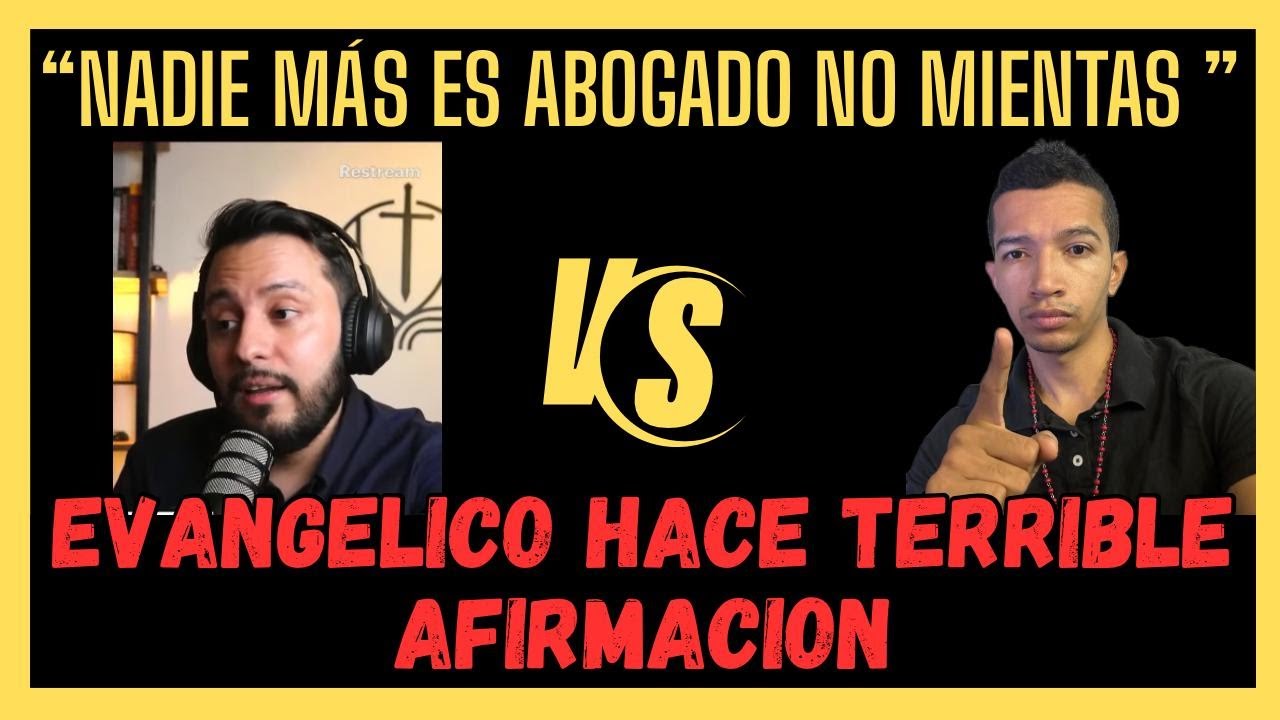 NADIE mas es abogado NO mientas CATOLICO