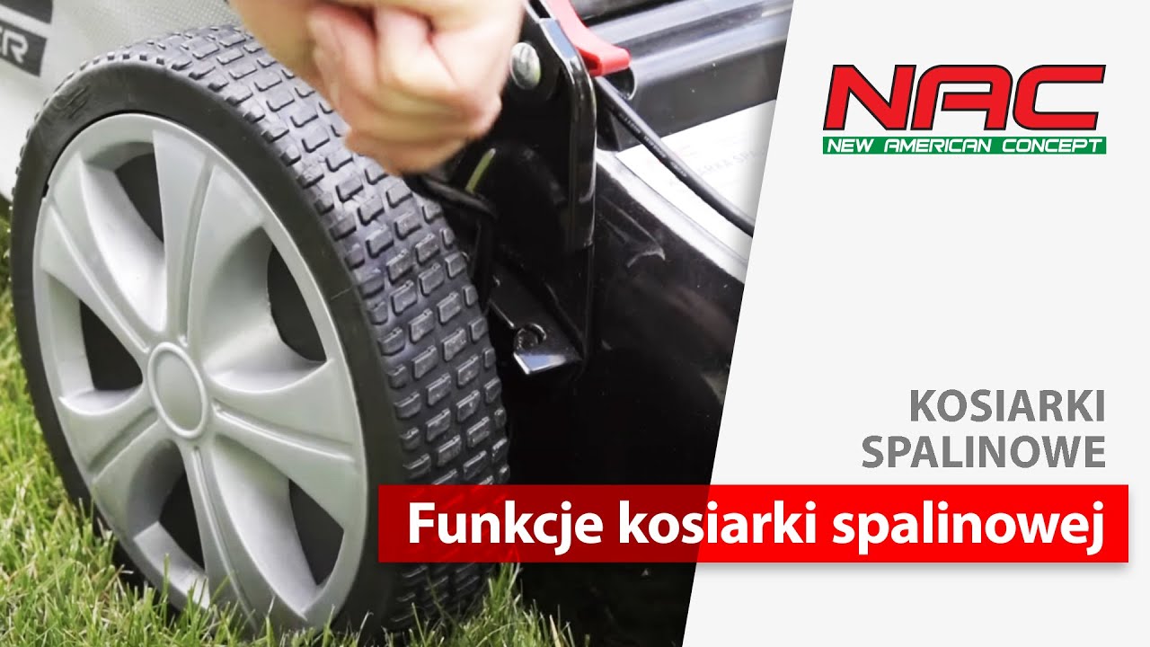 Funkcje w kosiarce spalinowej NAC