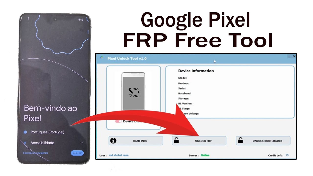 Google Pixel FRP Lock Android 15/16 All Model  Unlock Free tool Very Easy✅
