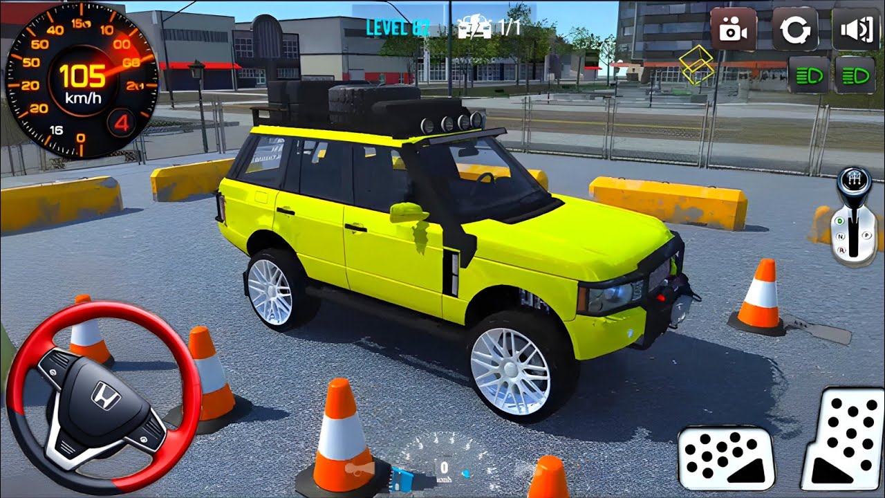 4x4 Monster Truck Parking Multi-Level Autopark - Car Game Android Gameplay #35
