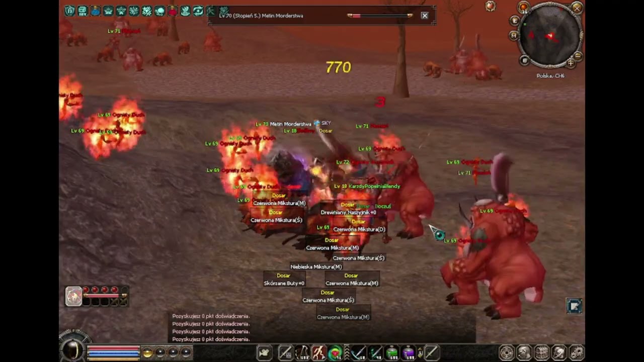 Metin2 18 lvl 1xP vs Metins no buff no Nazar // Szaman Leczenie // Shaman Healer // KUSURSUZ ŞAMAN