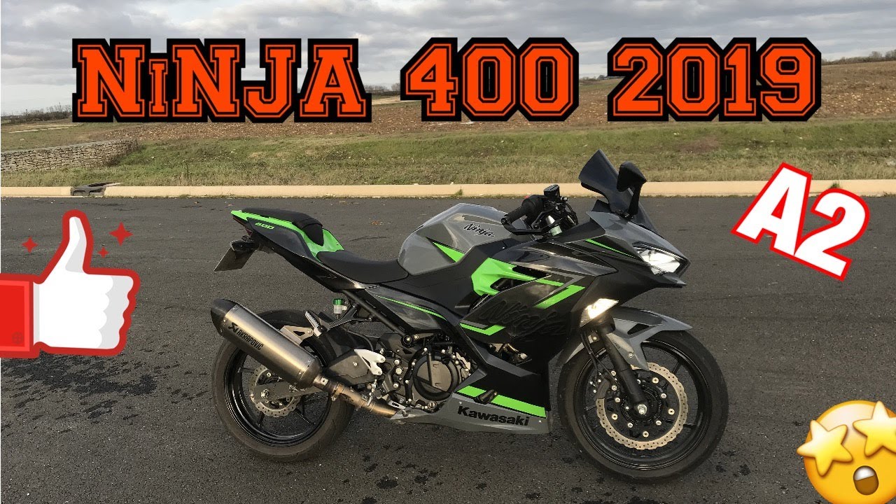 Test Ninja 400 2019 ! Meilleure moto A2 ?