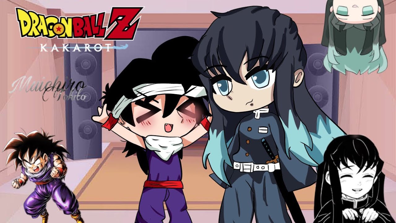 💙Dragón ball react to gohan as Muichiro Tokito parte 1/3 💙 @Yimale_333 psd:espero les guste
