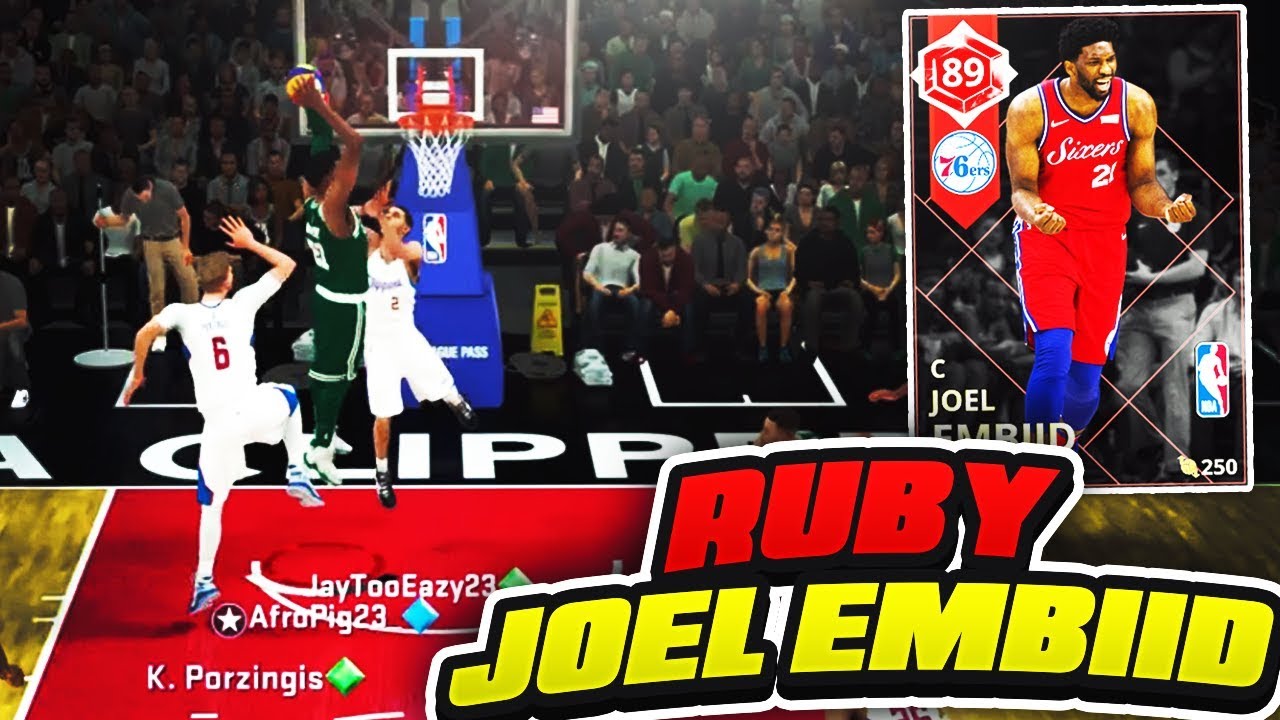 RUBY JOEL EMBIID DOES IT ALL! INSANE BUDGET DEMIGOD! NBA 2K18 MYTEAM SUPER MAX GAMEPLAY