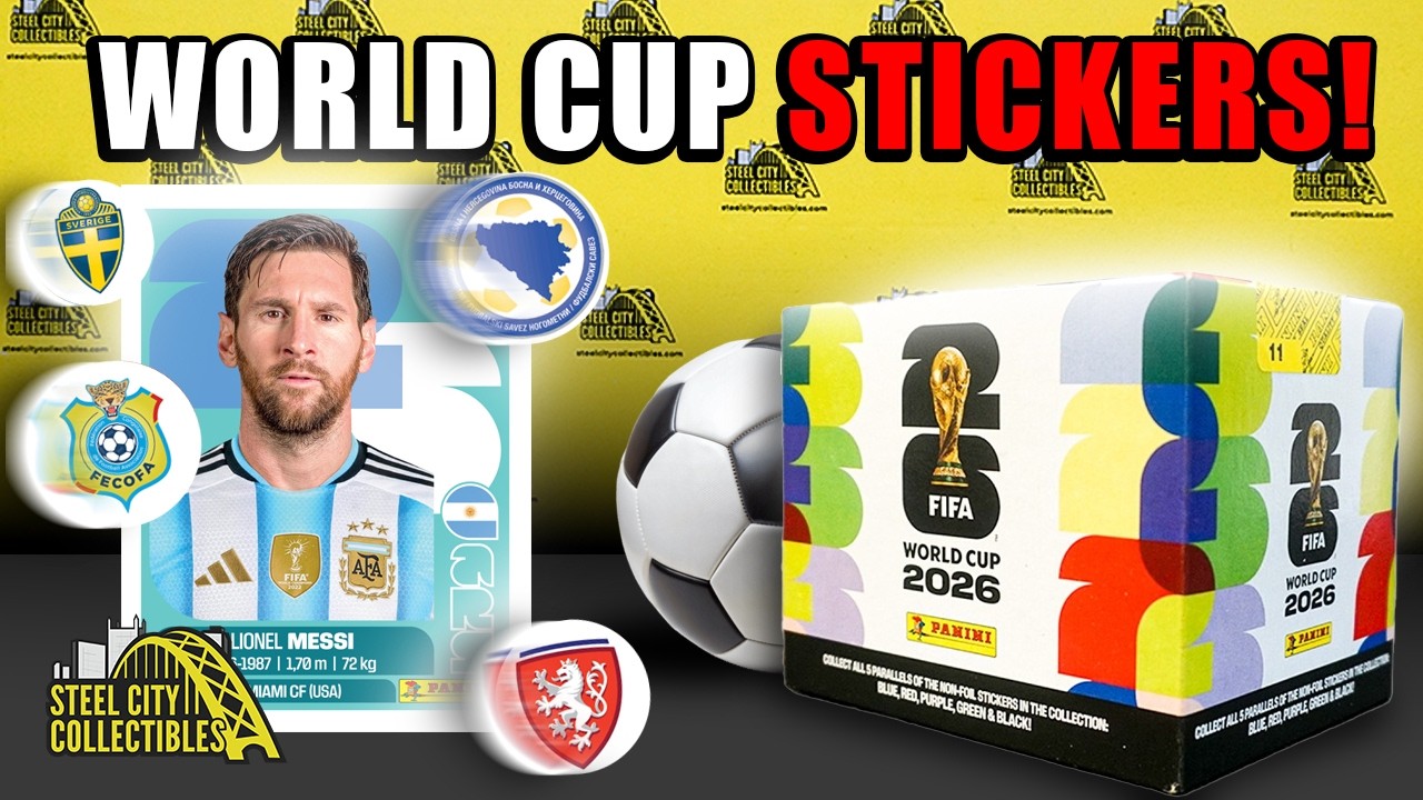 Obejrzyj to zanim kupisz naklejki Panini FIFA World Cup 2026 | Czego szukać i jak kupować