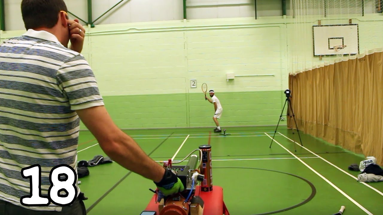 TENNIS BALL CANNON (220mph+ Serve) - Lazy Low Card Season 2 - Round 18