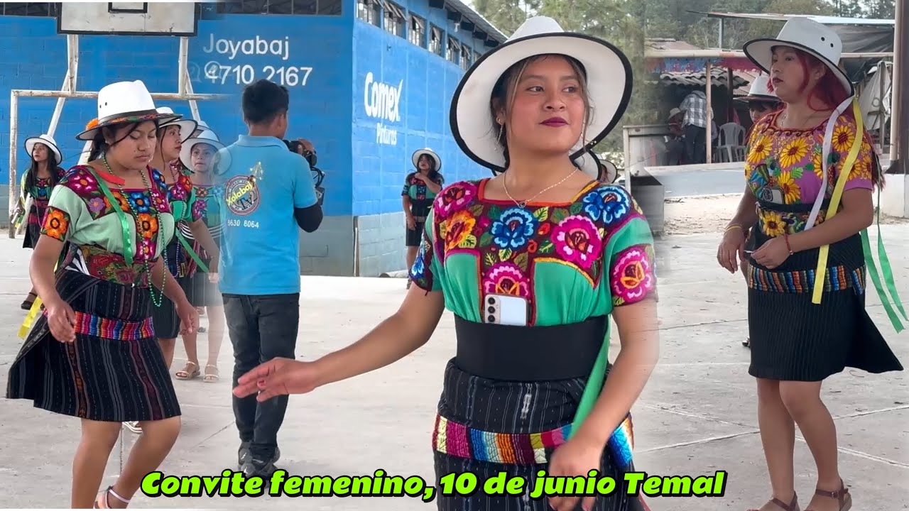Baile convite femenino, 10 de junio Temal marimba orquesta, el rosario 💃🏼￼￼