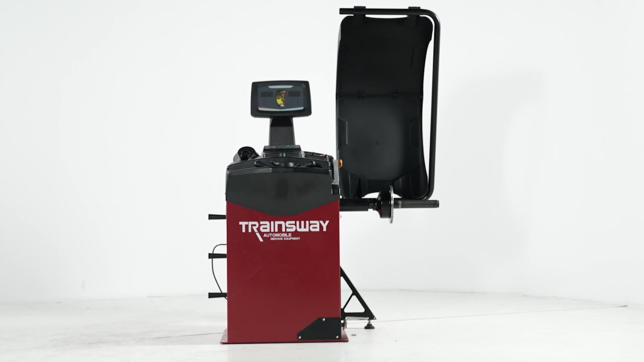 ZH827A Wheel Balancer ALU-2 Mode Demo (With Width Gauge Test)