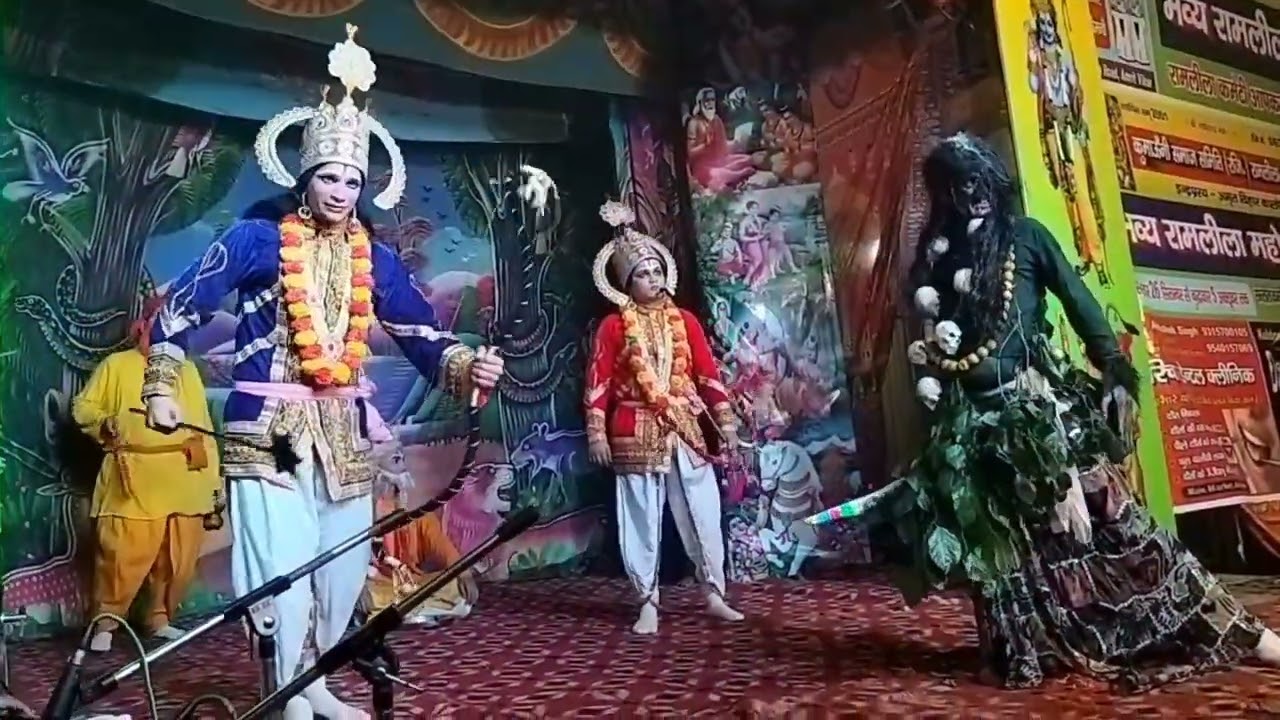 ताड़का वध देखने के लिये उमड़ पड़ी दर्शकों की भीड़ || Kumouni Ramlila 2022
