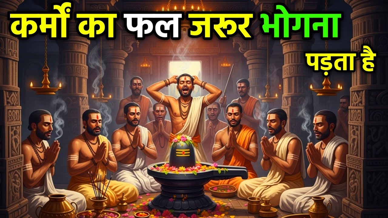 कर्मों का फल जरूर भोगना  पड़ता है | Dharmik Kahani | Shiv Mantra | #mahadevbhakt 