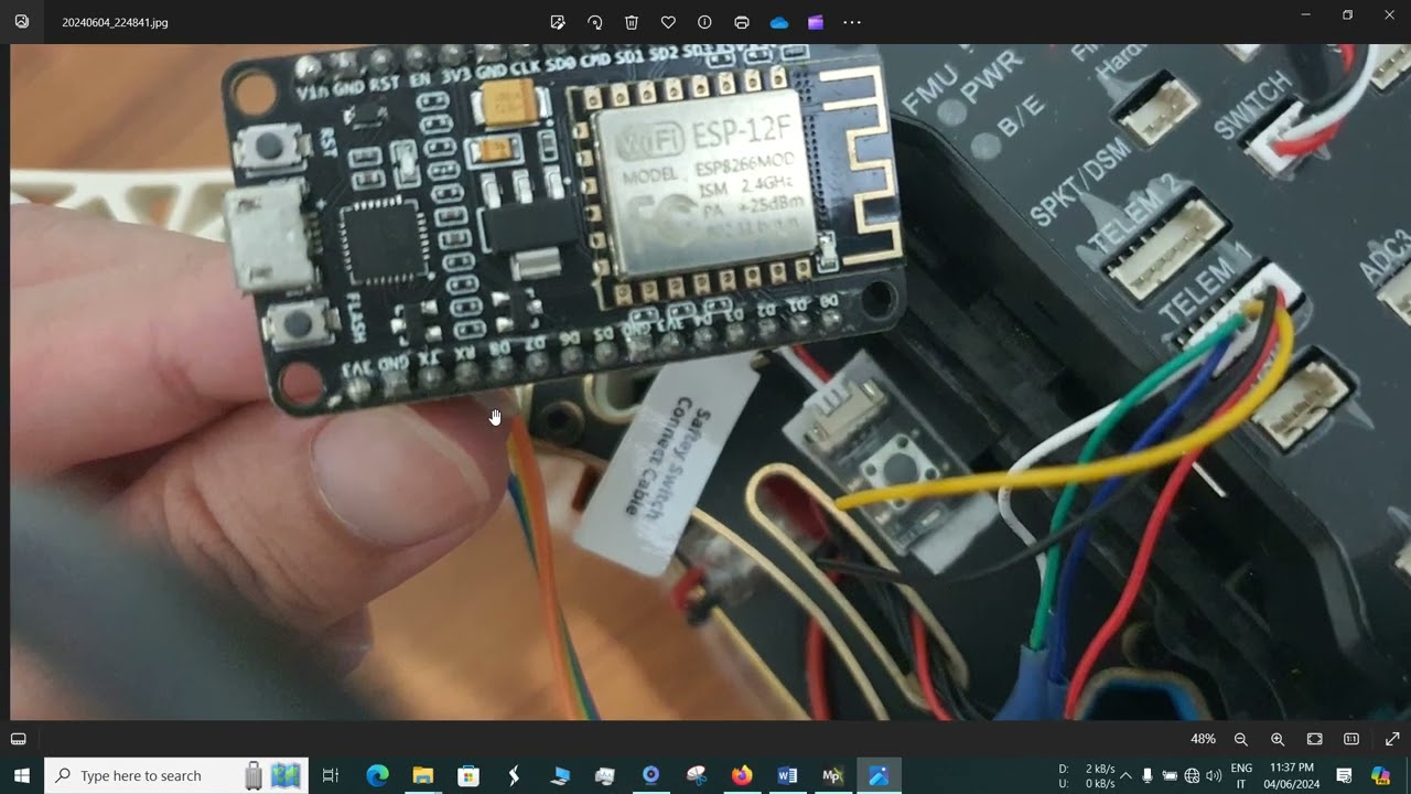 Wifi Telemetry for Pixhawk Drone Using ESP8266/NodeMCU/ESP32 (Telemetry)
