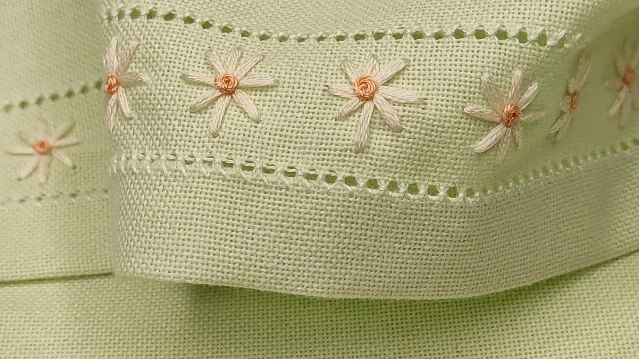 Простий та красивий дизайн Обробки Краю для початківців 💫Beautiful Design|Hand Embroidery