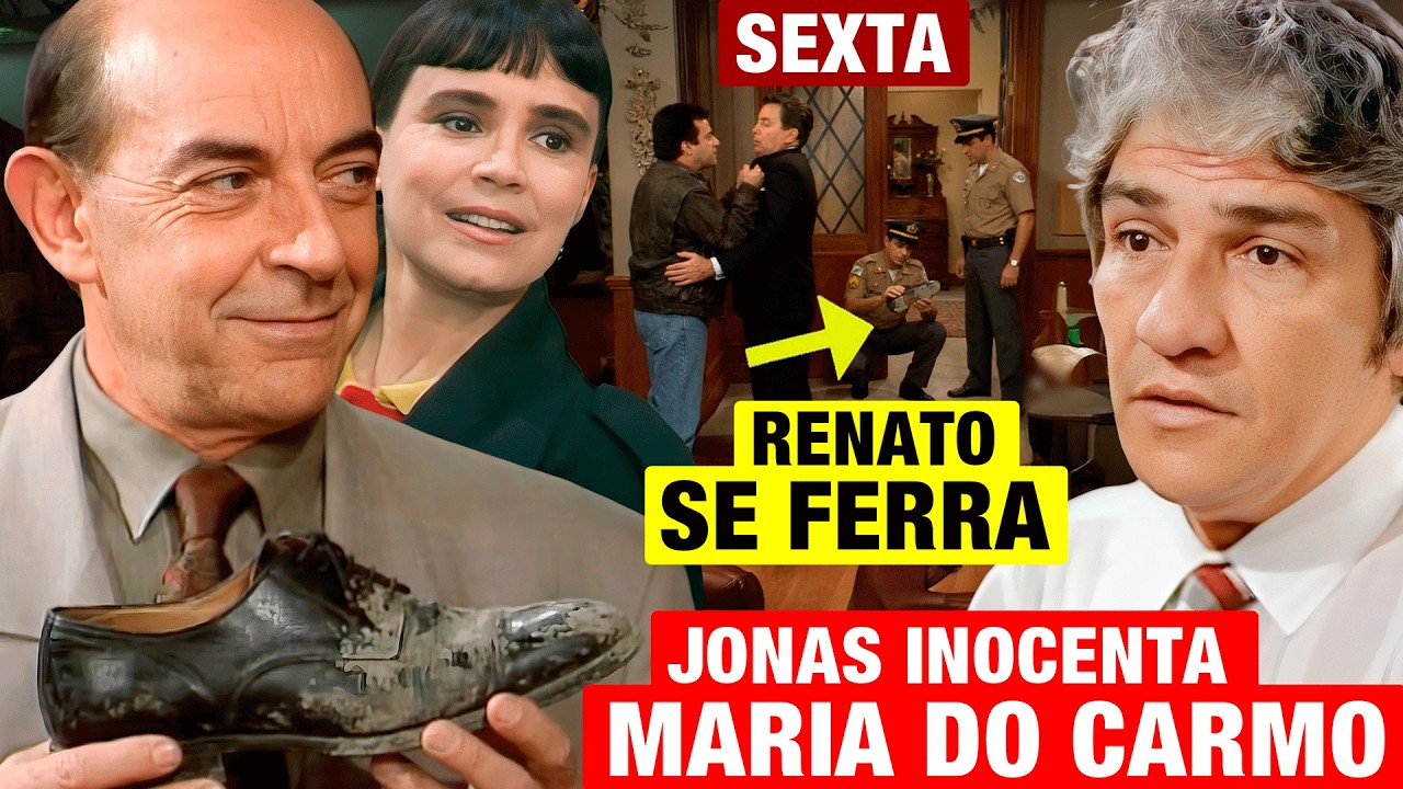 RAINHA DA SUCATA - Cap&iacute;tulo de hoje 27/03 SEXTA - Jonas INOCENTA Maria do Carmo com 1 PROVA CHOCANTE