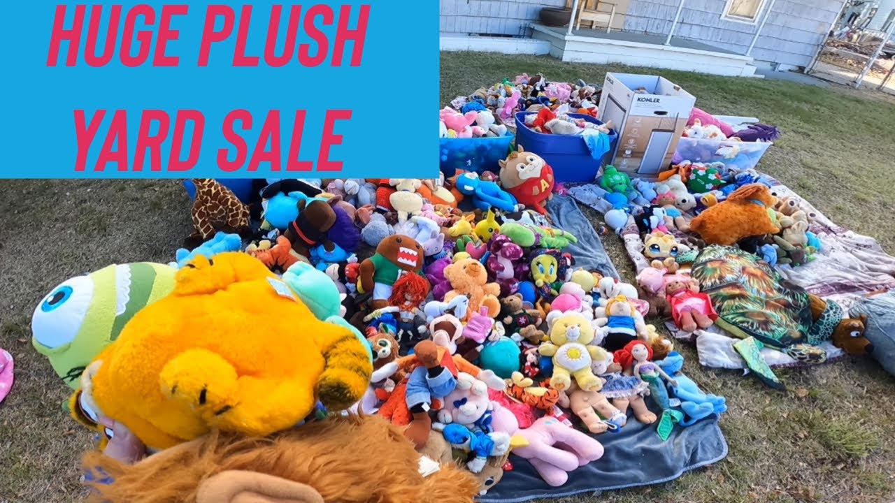 Huge Plush Yard Sale With Some Vintage Plush!
