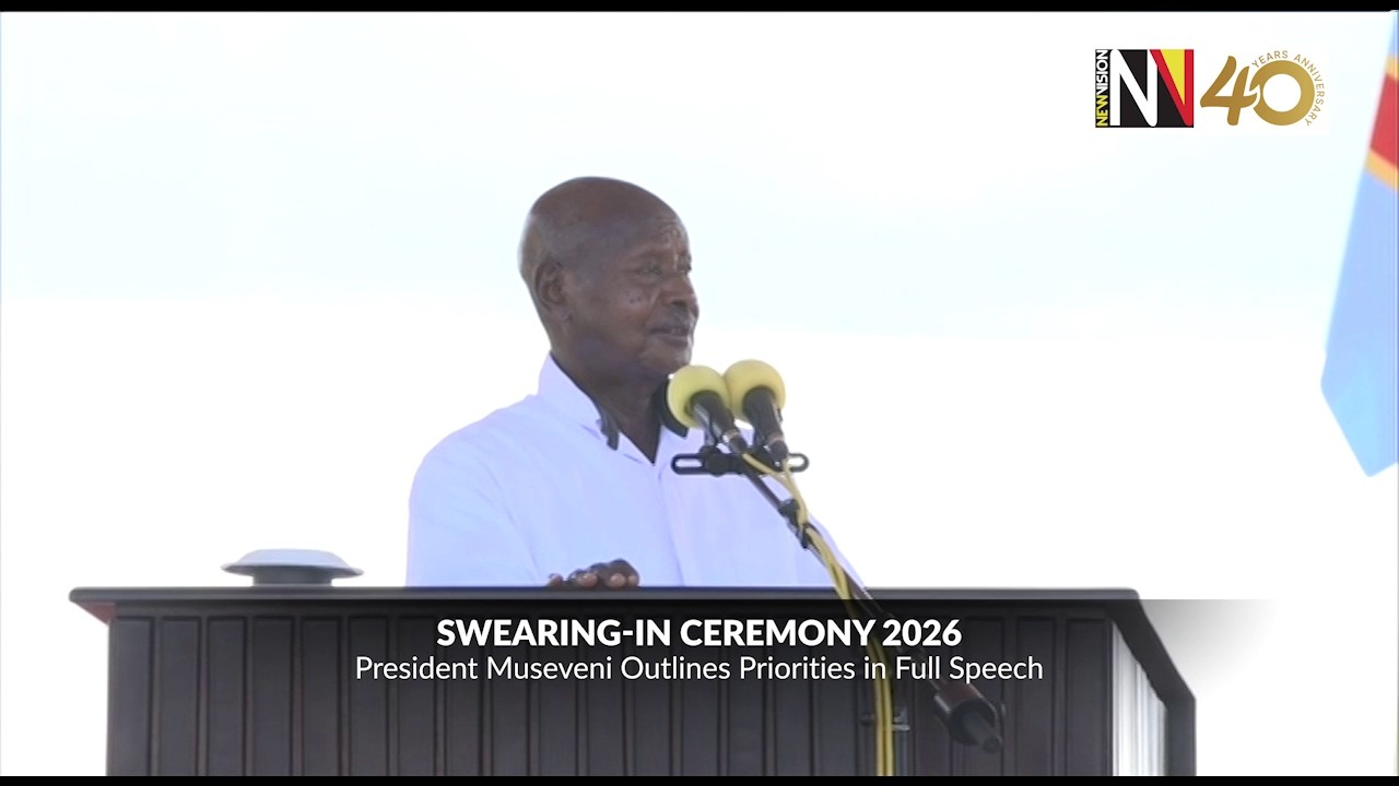 Swearing-in ceremony 2026: Museveni Outlines Priorities in Full Speech