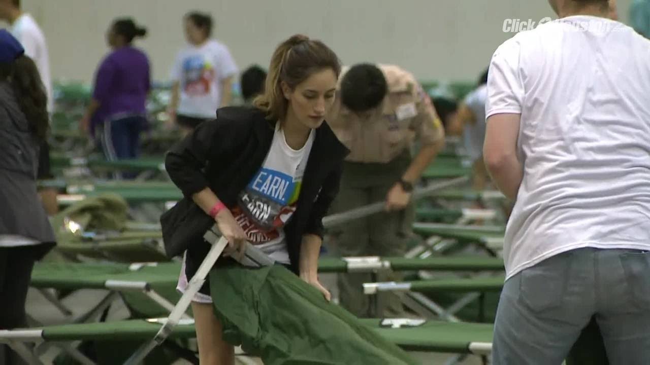 NRG Center opens as shelter to flood victims