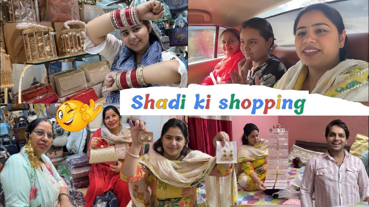 Shadi Ki Shopping 🛍️ ||Deepanshirana #wedding #weddingdress #shopping #shadi #jewellery #vlog 
