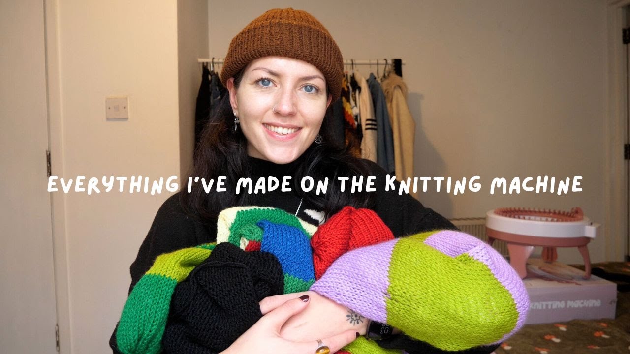 everything I've made on the sentro knitting machine