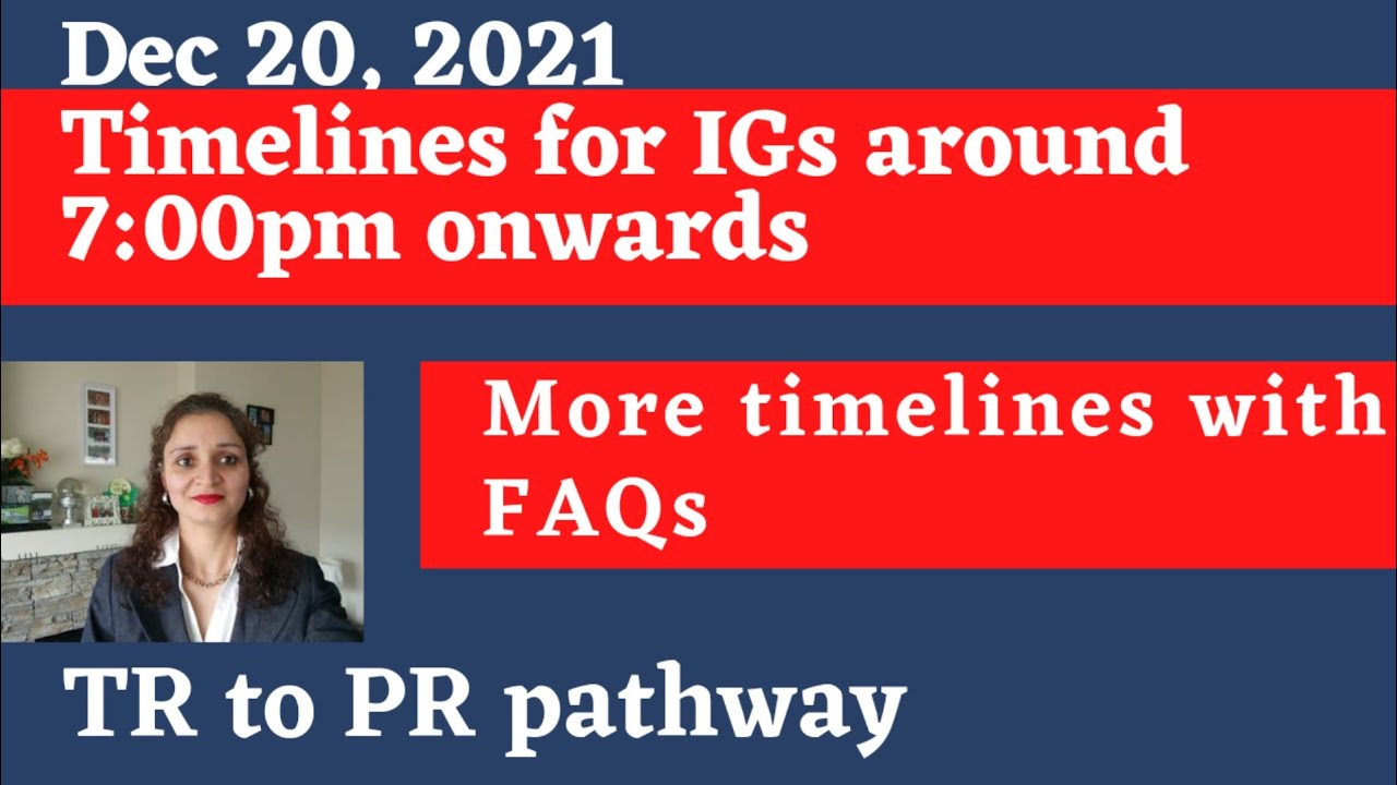 Dec 20 COPRs under TR toPR pathway/FAQs under immigration program to Canada