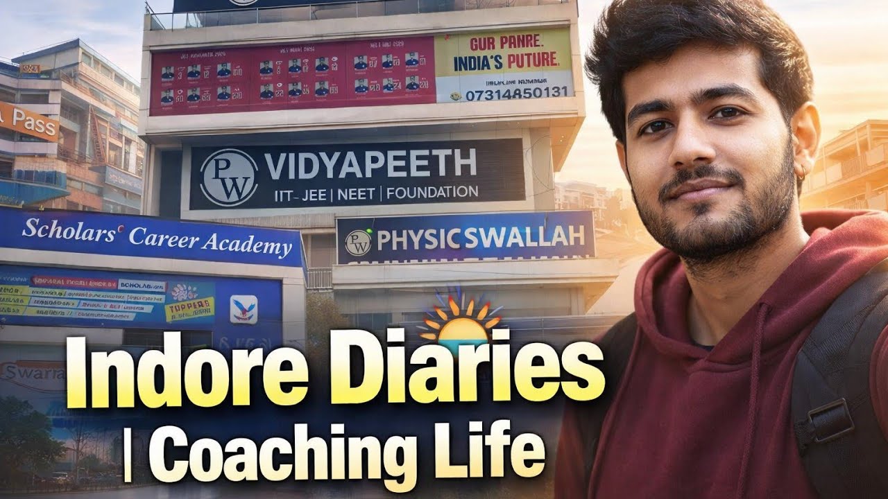 Indore Diaries 🌅 | Coaching Life & Morning Walk Live | #irl 26 #vlog #indore #cleancity #morning 