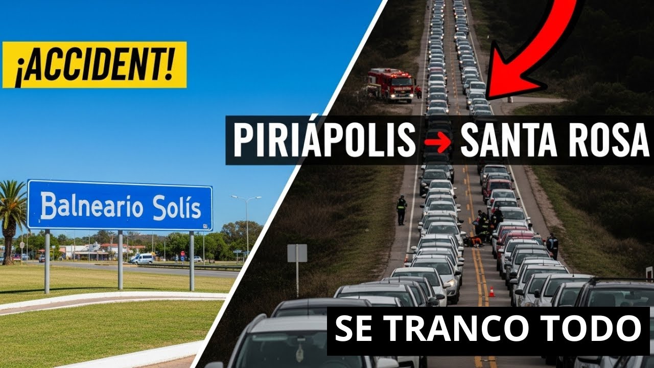 ¡ACCIDENTE en la INTERBALNEARIA! 😱 Saliendo de Piriápolis hacia Santa Rosa