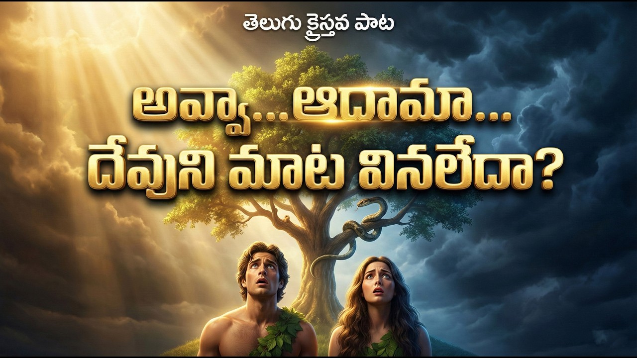 Avva Adama Telugu Christian Song 2026 | Eden Thota Song | Genesis 3 Bible Story Song | Adikandamu 3