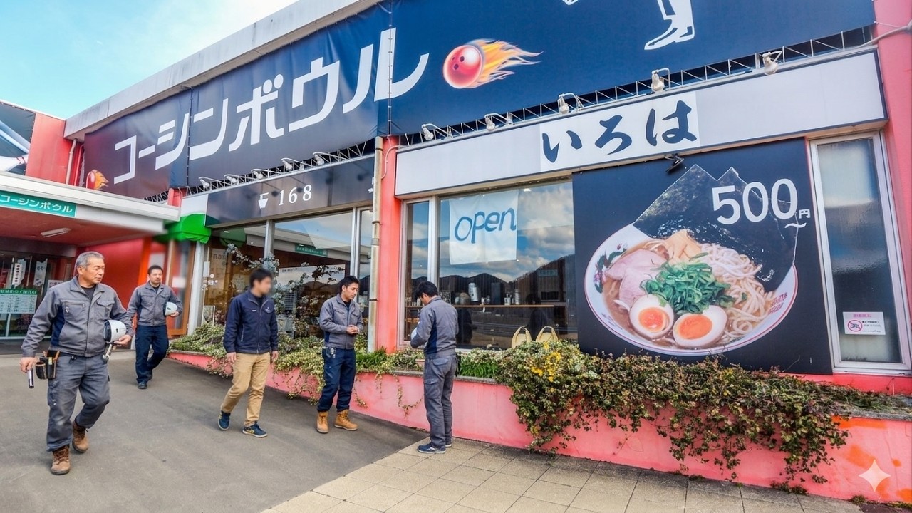 ３児の母 ５２歳美人ワンオペ店主が作るデカ盛りカツとチャーシュー増しに客が殺到するロードサイドラーメン食堂！