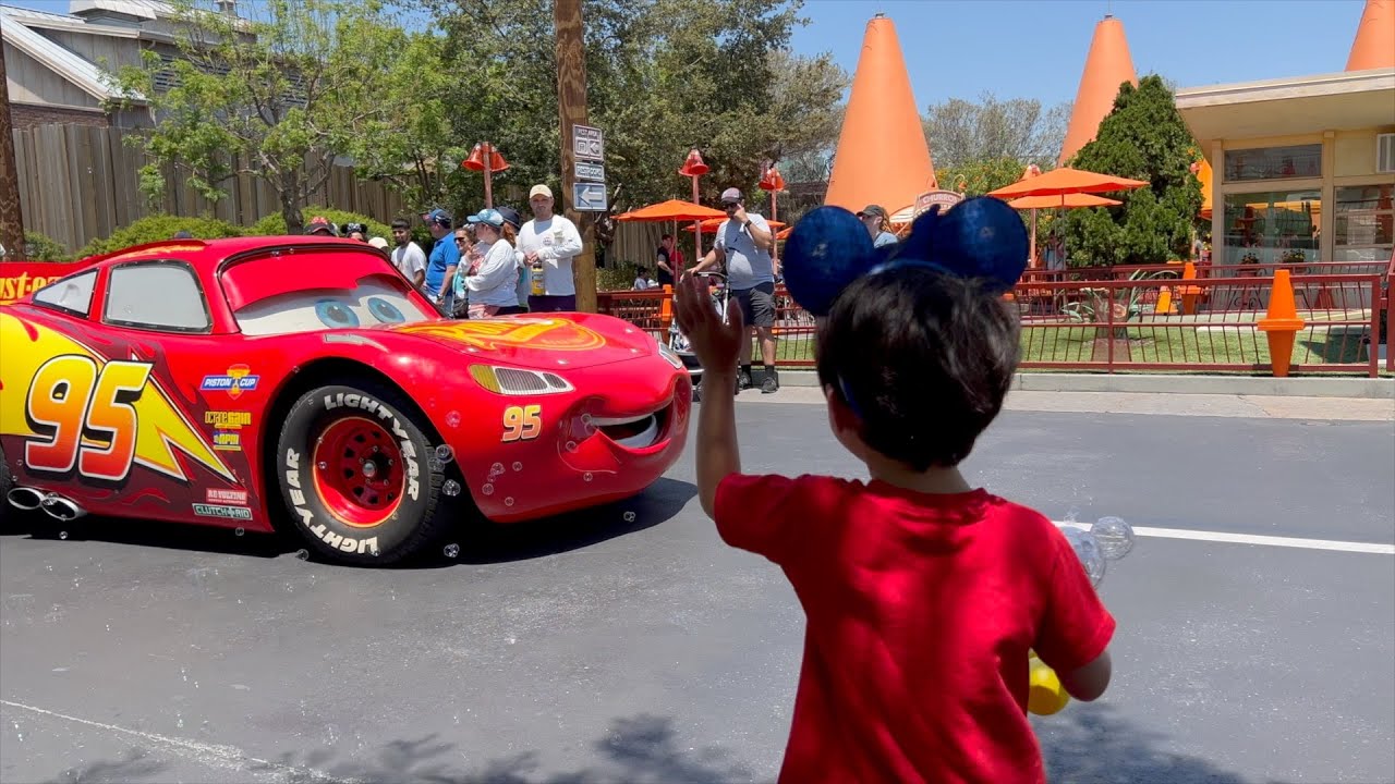 Christopher's Full Day at Disneyland California Adventure Park Cars Land and Rides