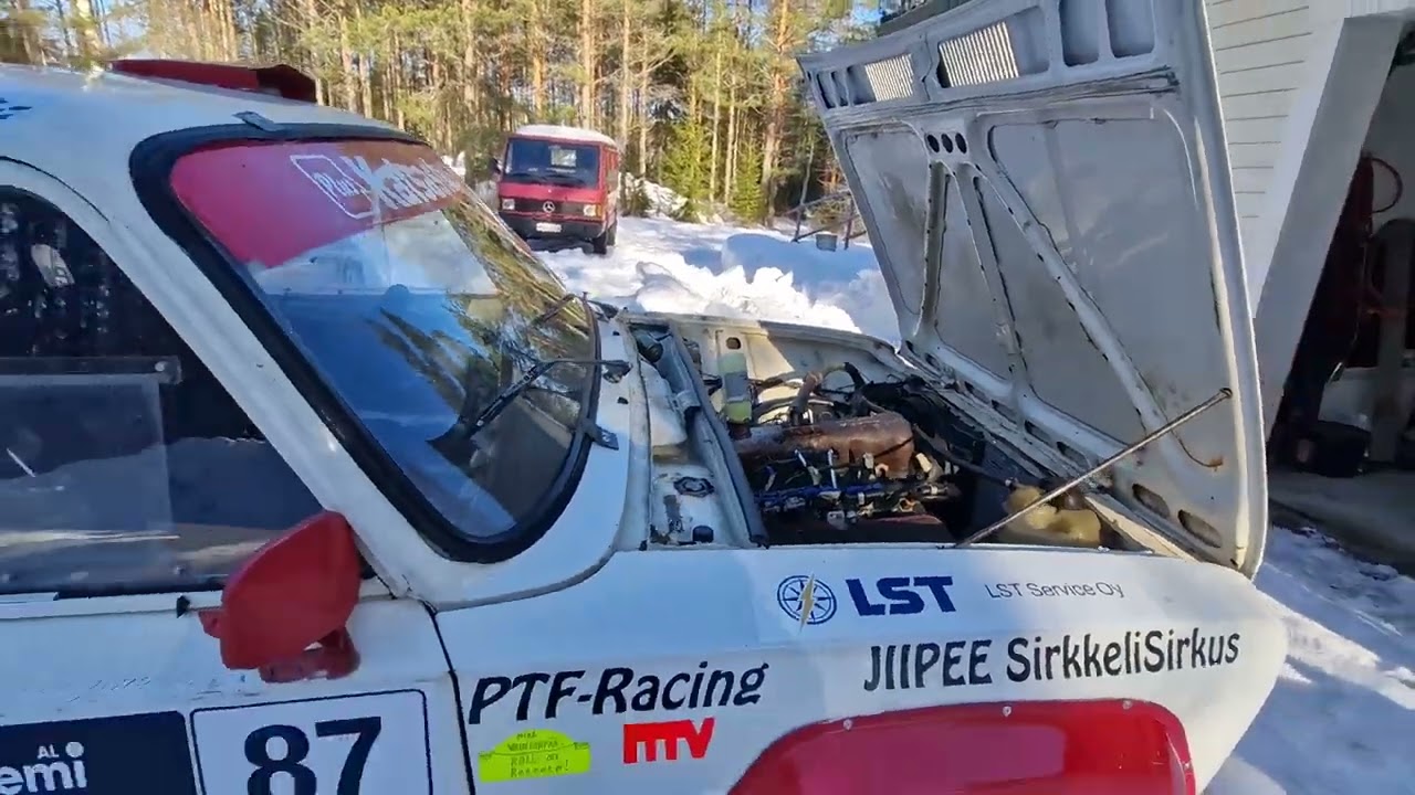 Kangasniemi ralli 2026. Aamun tunnelmia