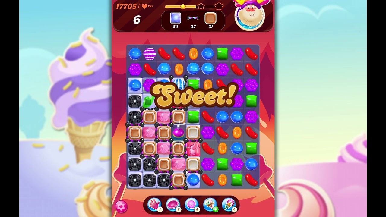 Candy Crush Saga Level 17705