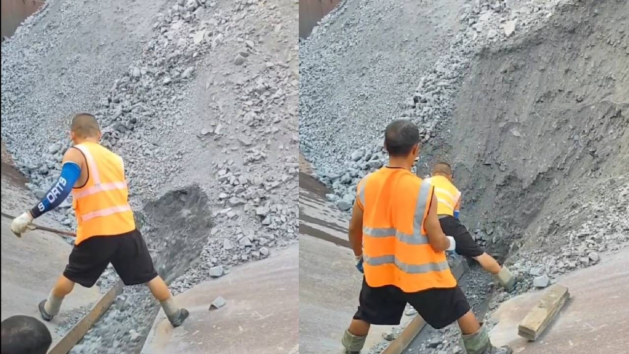3600 tons Phosphate Ore Unloading | Relaxing & Healing Footage