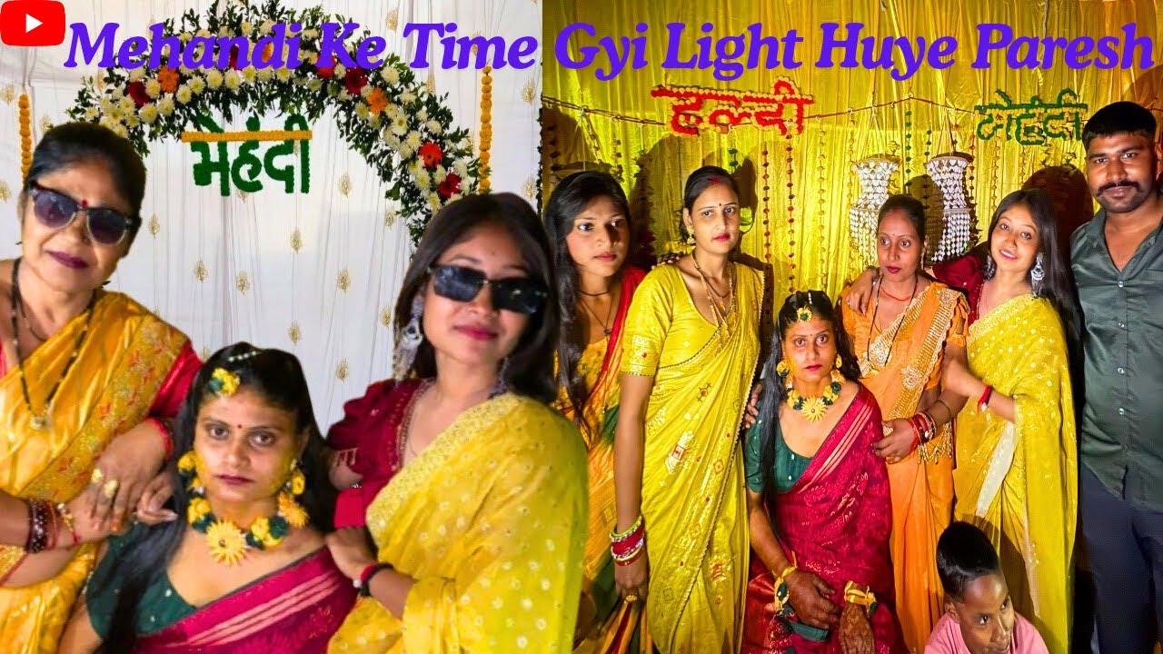 Sister ki haldi & mehndi 